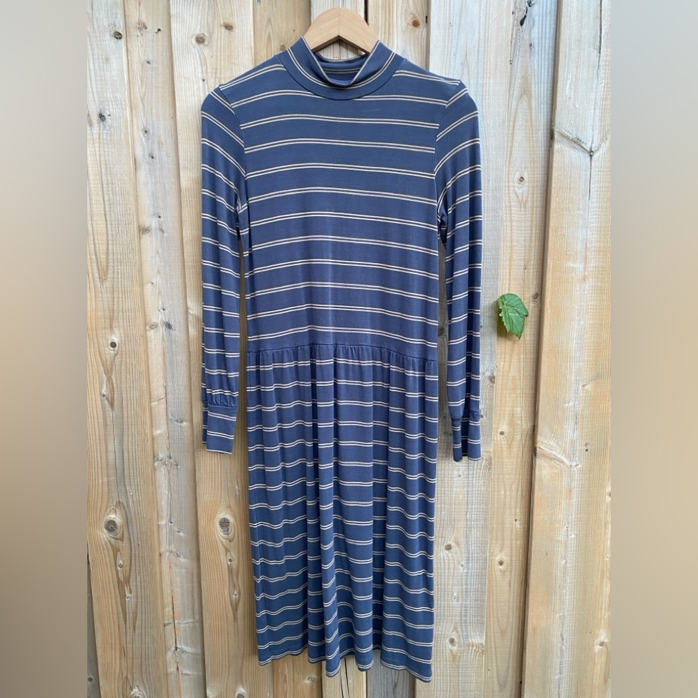 Noa Noa Striped Long Sleeve viscose Dress size small